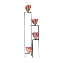 Aristo Tischteelichthalter Tulpe 4-armig