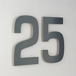keilbach design Hausnummern big.number